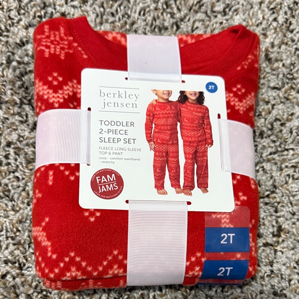 Red Toddler Pajama Set
